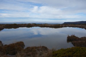 Mt Taranaki and tarn