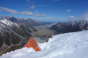 View down to Hooker from Biv